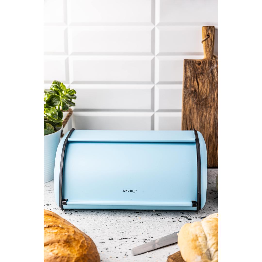 Bread Bags – Bread box, blue, 44 cm, Kinghoff, KH-1869 - Carlat