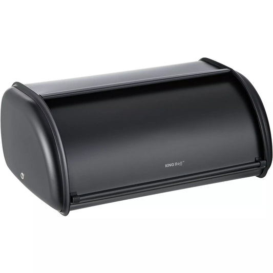 Bread Bags – Kinghoff Black Steel Bread Box - Carlat