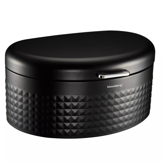 Bread Bags – Steel bread box, black Klausberg - Carlat