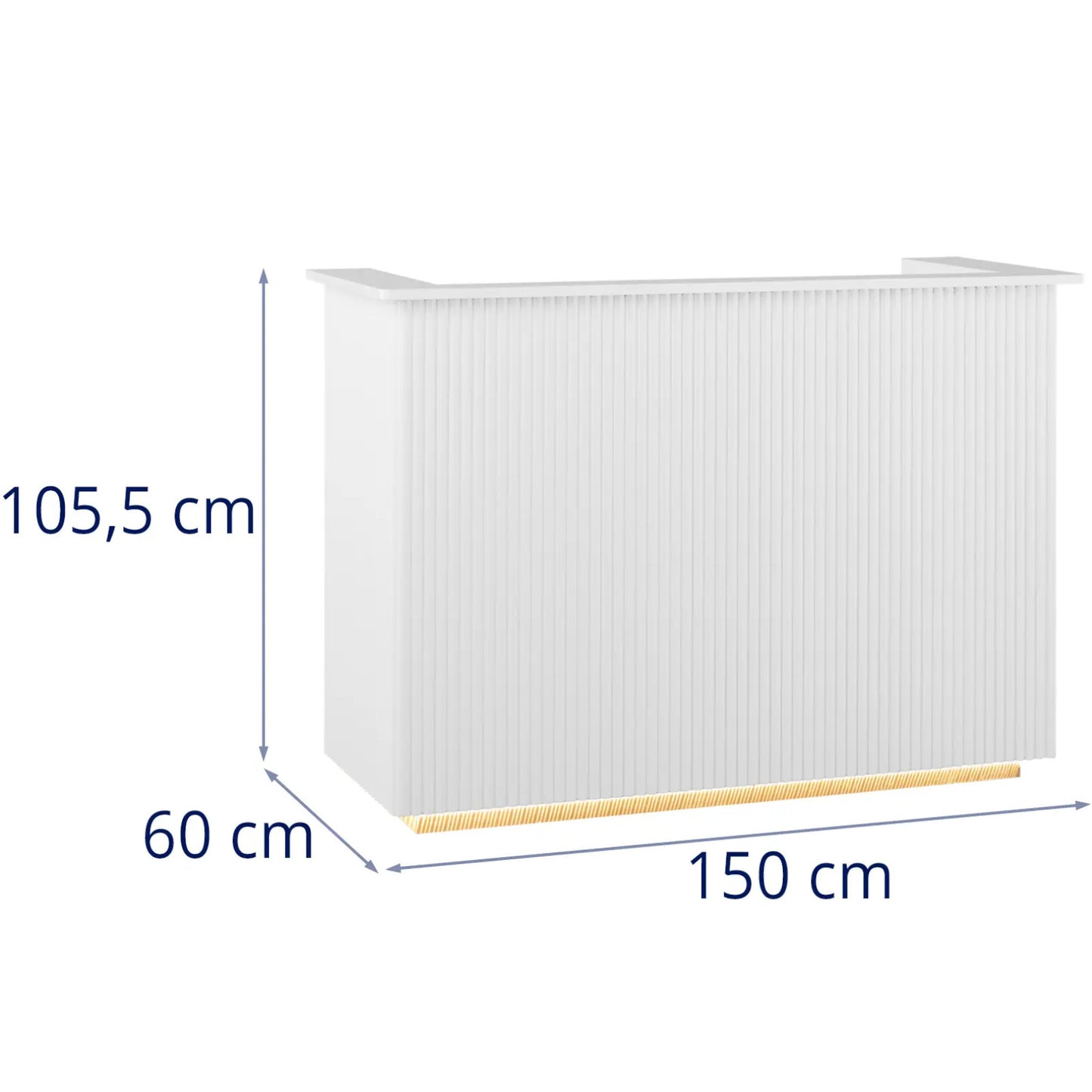 Cabinet furniture – Reception reception counter for the hotel living - Carlat
