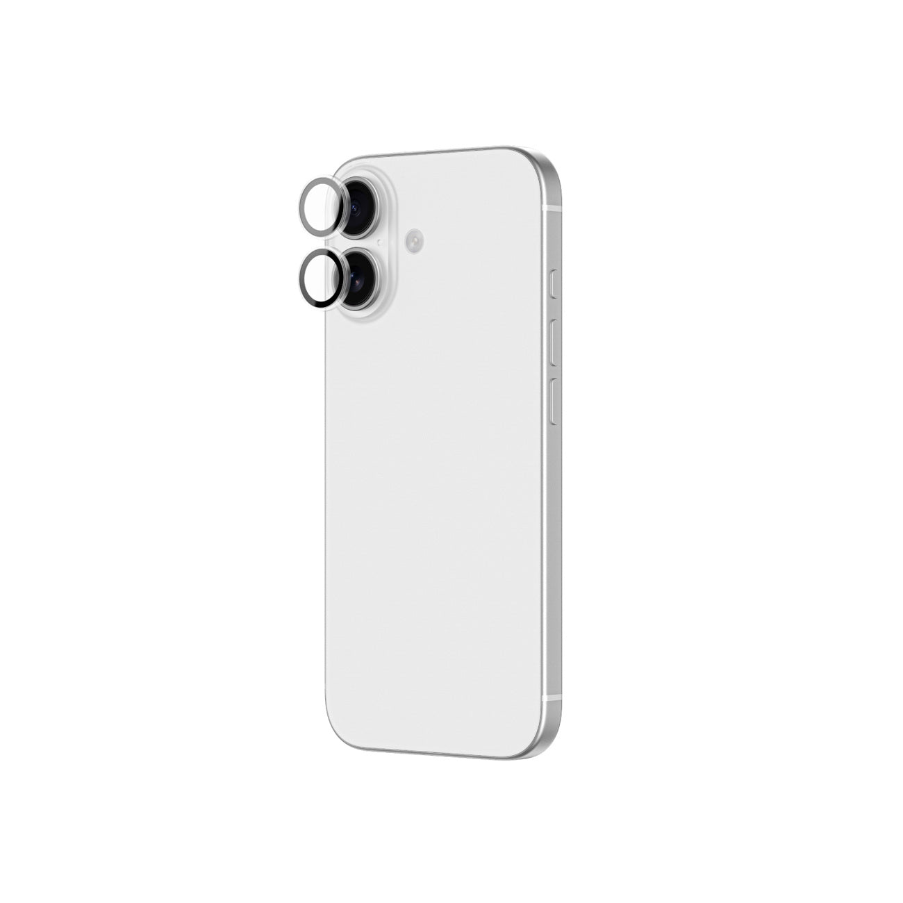 Camera glass for iPhone 17 with a black aluminum Lens Glass frame - Carlat