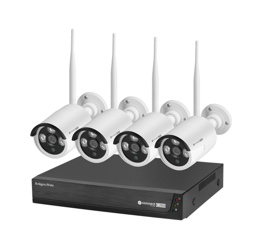 Cameras – Kruger&Matz Connect C200 Tuya WiFi 6 Wi-Fi Monitoring Kit - Carlat