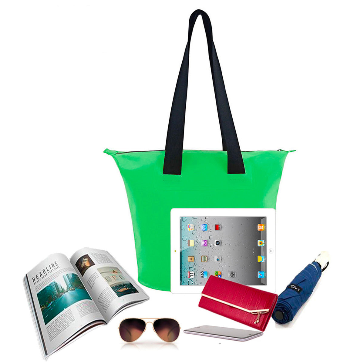 Camping & Hiking – Waterproof PVC beach bag with shoulder - Carlat