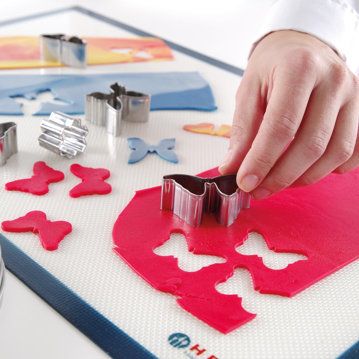 Candy & Chocolate – Pastry cutter mold, BUTTERFLY template - Carlat