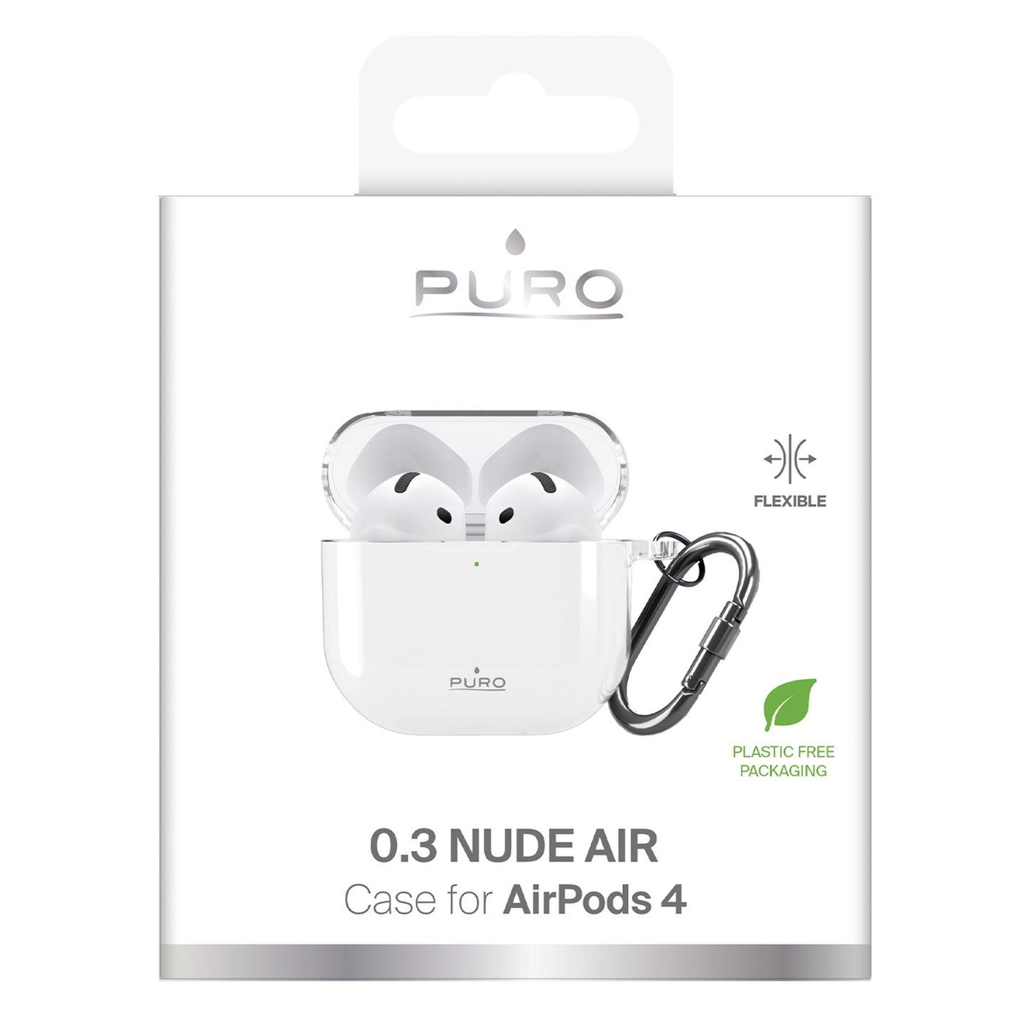 Case cover for AirPods 4 0.3 Nude headphones - transparent - Carlat