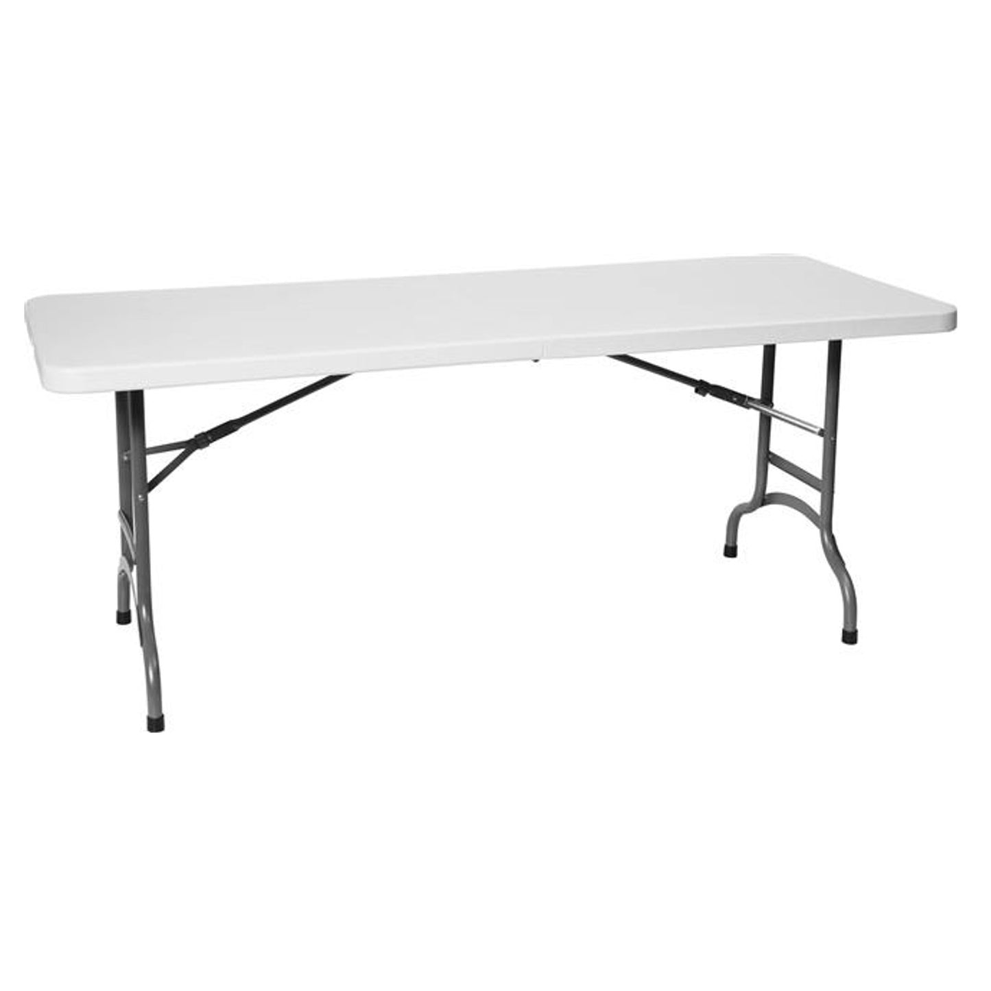 Catering table folding white 152x70cm to 150kg - Hendi 810927 - Carlat