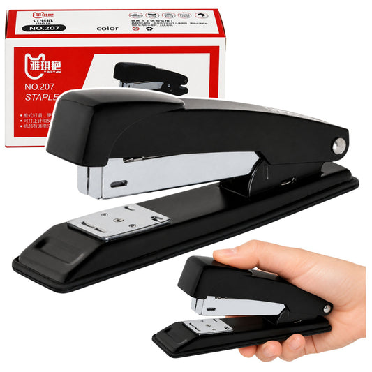 Classic Black Metal Office Stapler, 50 mm Staples, 24/6, 26/6 - Carlat