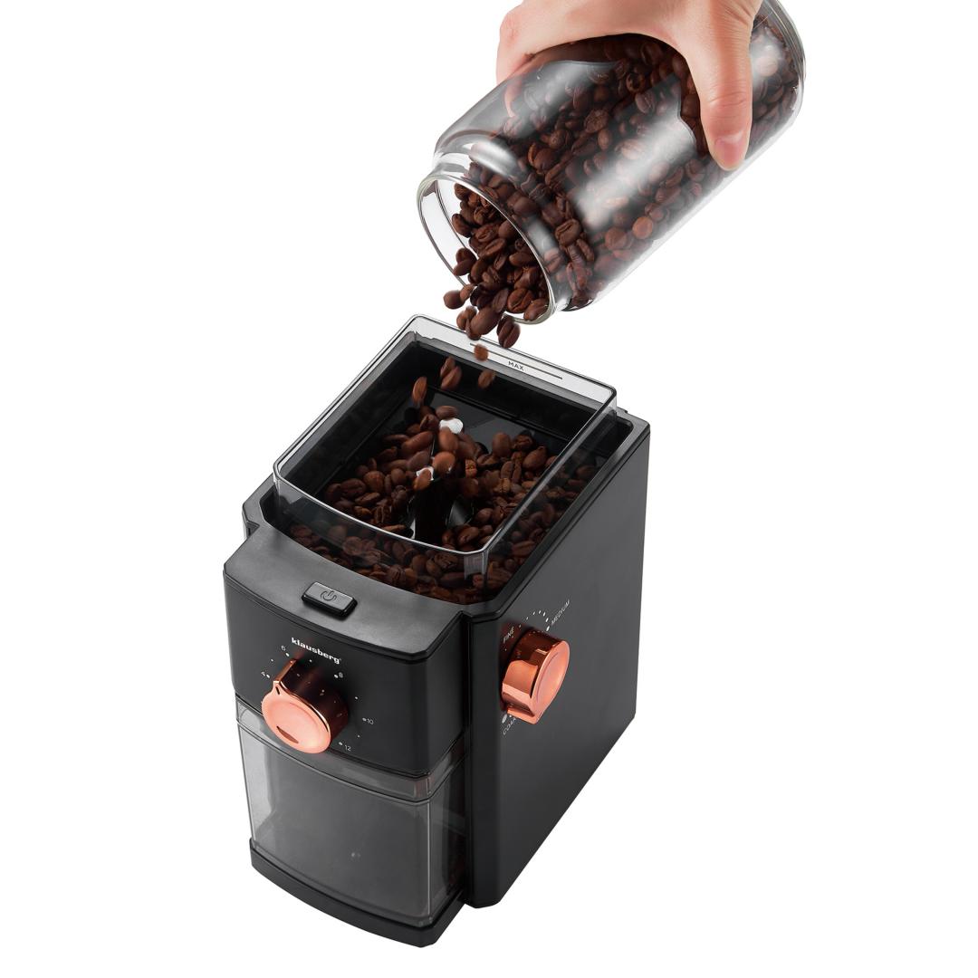 Coffee – Electric coffee grinder with adjustable grind settings, Klausberg KB-9010 - Carlat