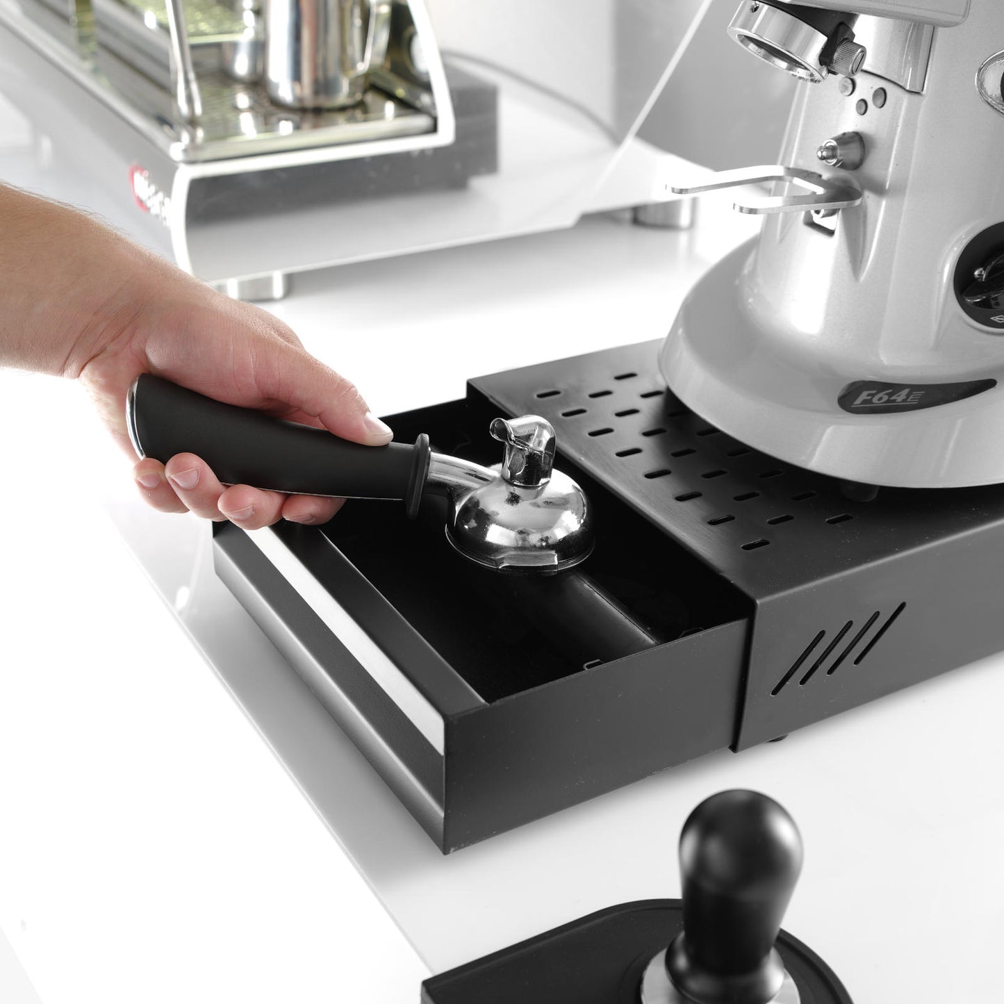 Coffee Grinders – Coffee grounds drawer with bumper, base for - Carlat