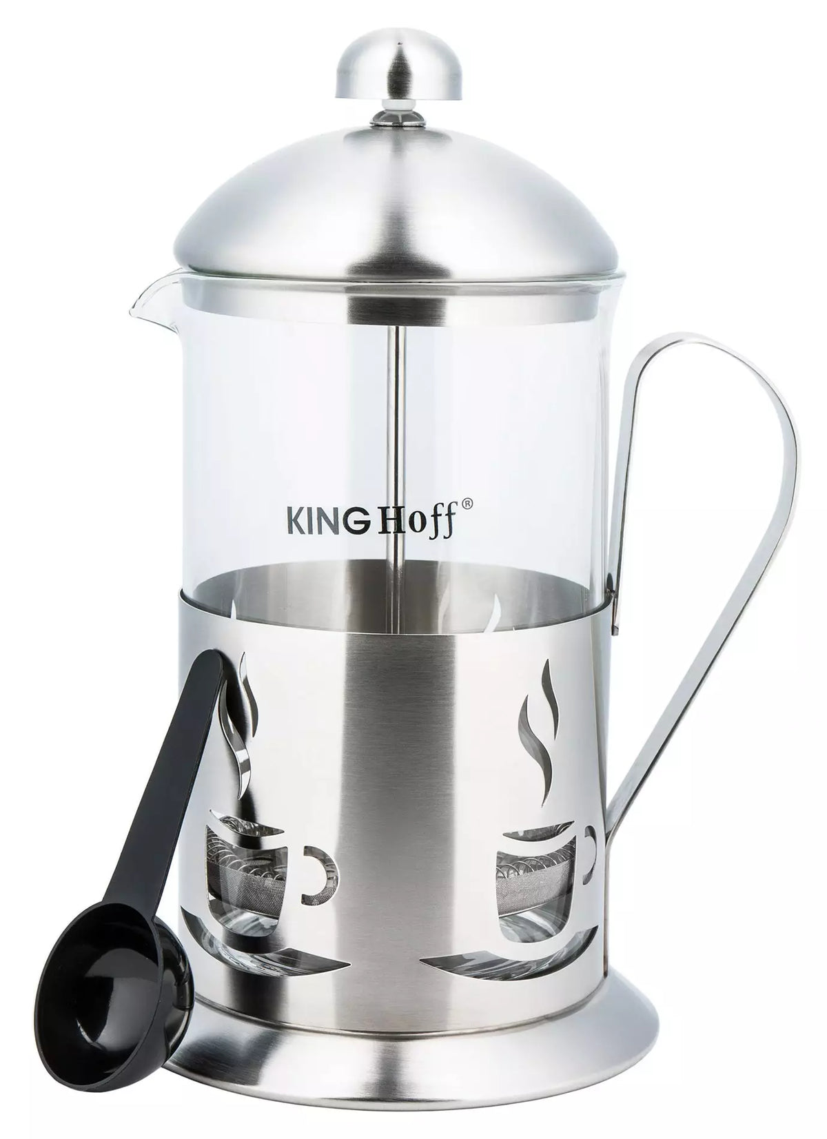 Coffee Makers and – Piston-style coffee maker, 0.80 L glass, Kinghoff - Carlat