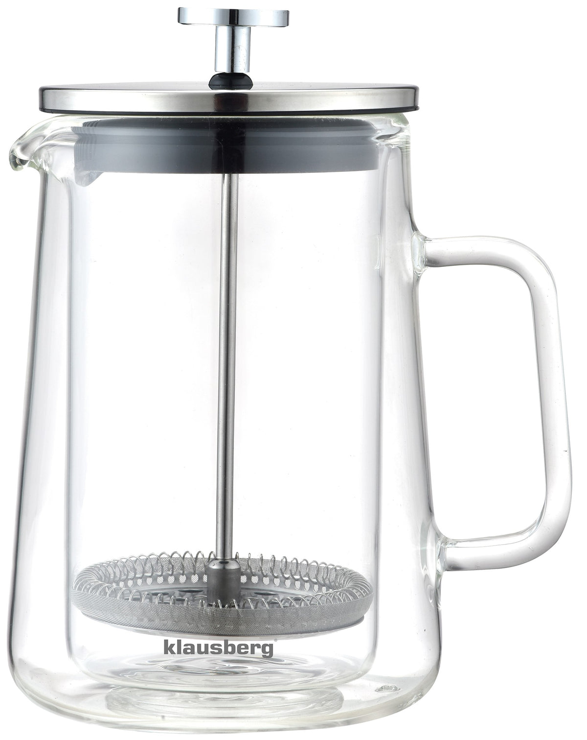 Coffee Makers and – Piston-style coffee/tea maker, glass, 0.60 L, Klausberg - Carlat