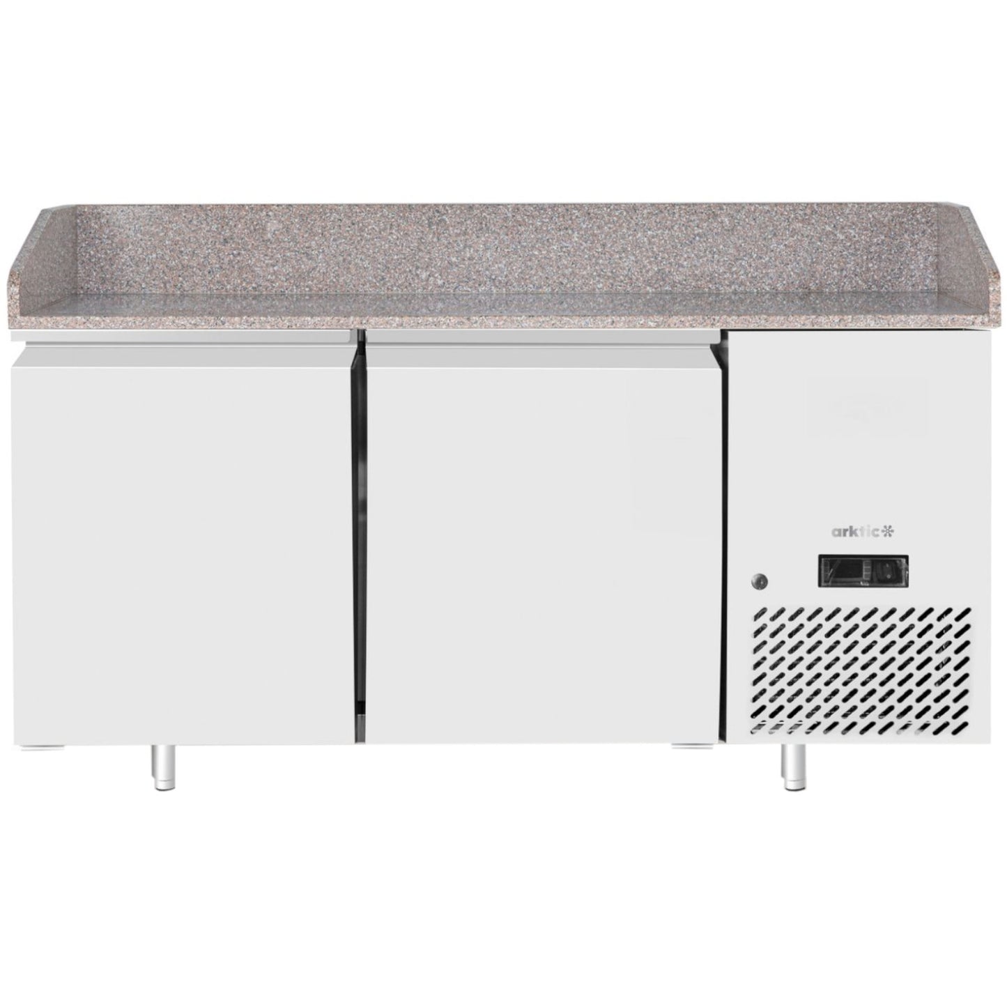 Commercial Refrigerators – Refrigerated pizza table with granite top and - Carlat