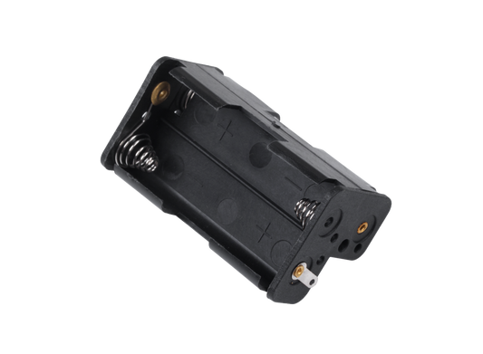Containers and bins for batteries and – Angled 3xAA Battery Holder - Carlat