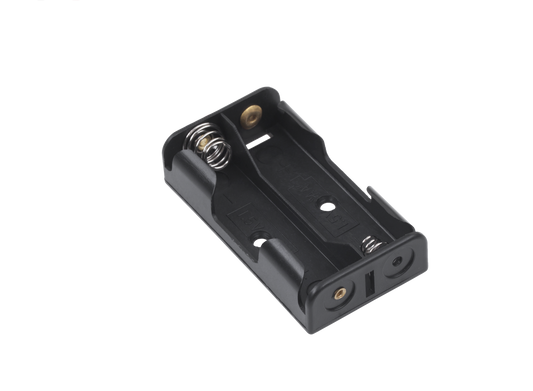 Containers and bins for batteries and – Flat 2xAA Battery Holder - Carlat