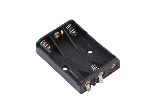 Containers and bins for batteries and – Flat 3xAAA Battery Holder - Carlat