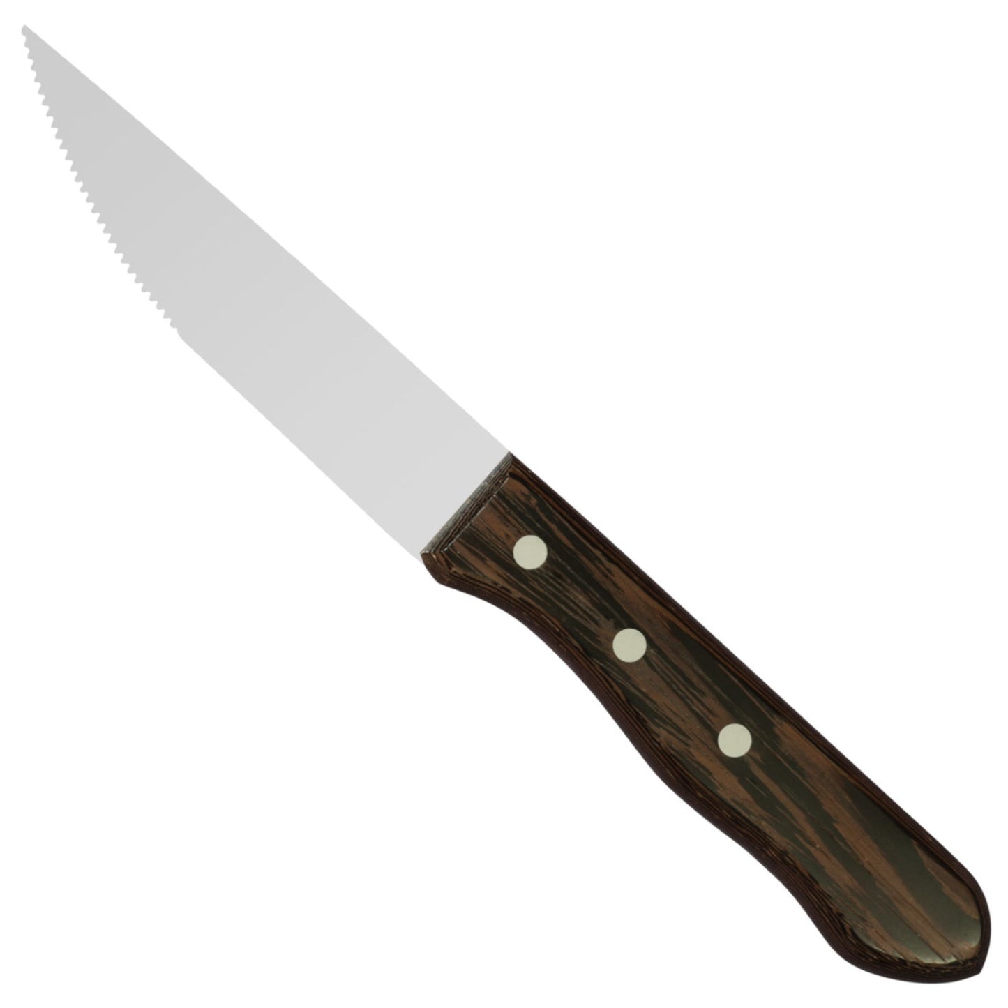 Cookie Cutters – Serrated steak knife, stainless steel, WENGE wooden - Carlat