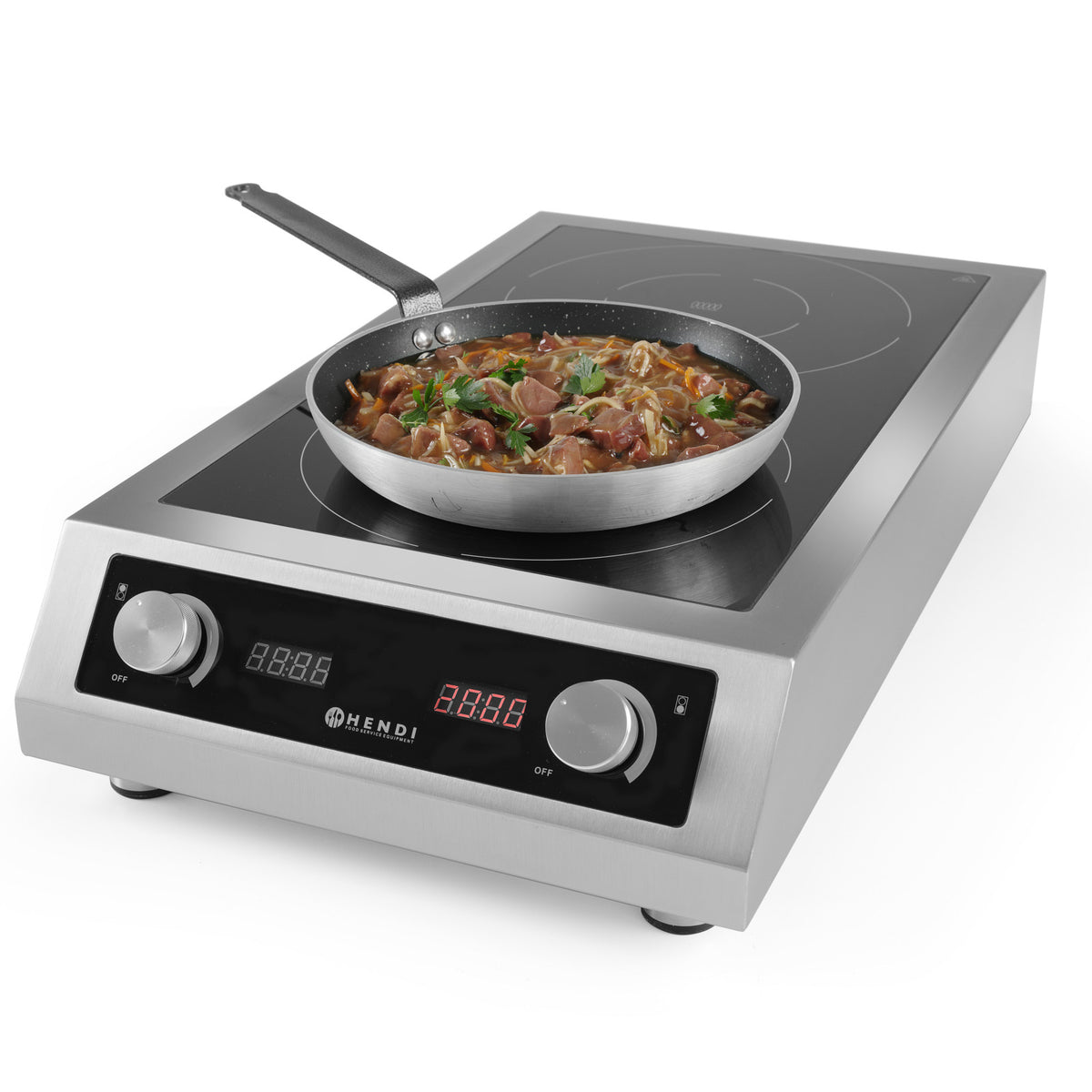 Cooktops – Double induction cooker 2x 3500W model 7000 Hendi - Carlat