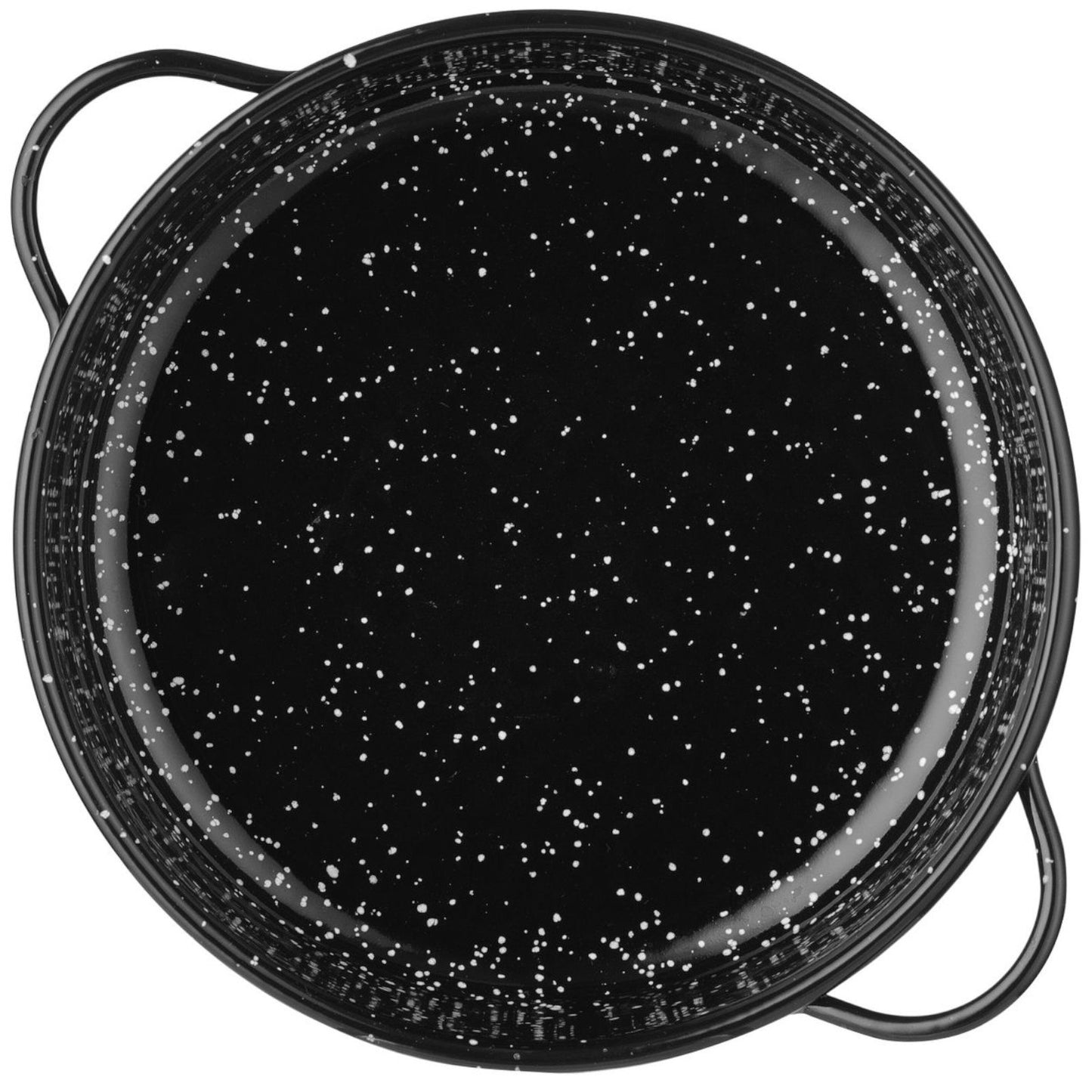 Cookware – Round enameled frying pan with handles. 200x45mm - Carlat