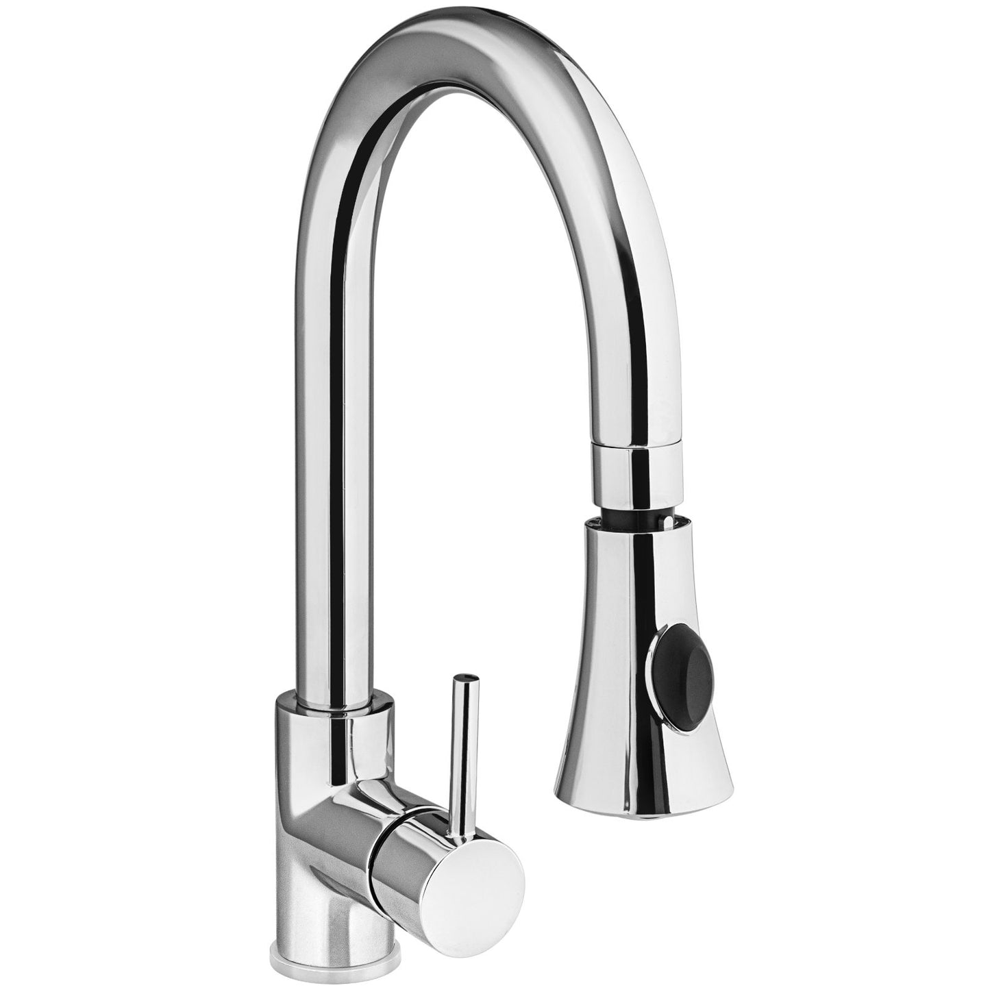 Cookware Sets – Single-hole kitchen washbasin faucet with shower, stainless - Carlat