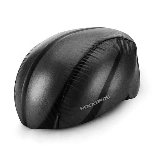 Cycling clothing – Black bicycle helmet rain cover - Carlat