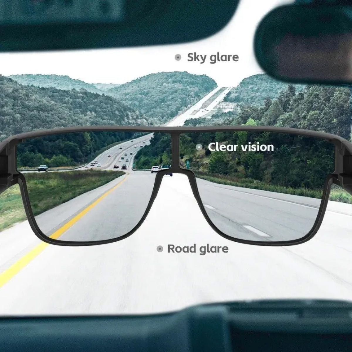 Cycling clothing – Cycling glasses with polarized frame and UV - Carlat