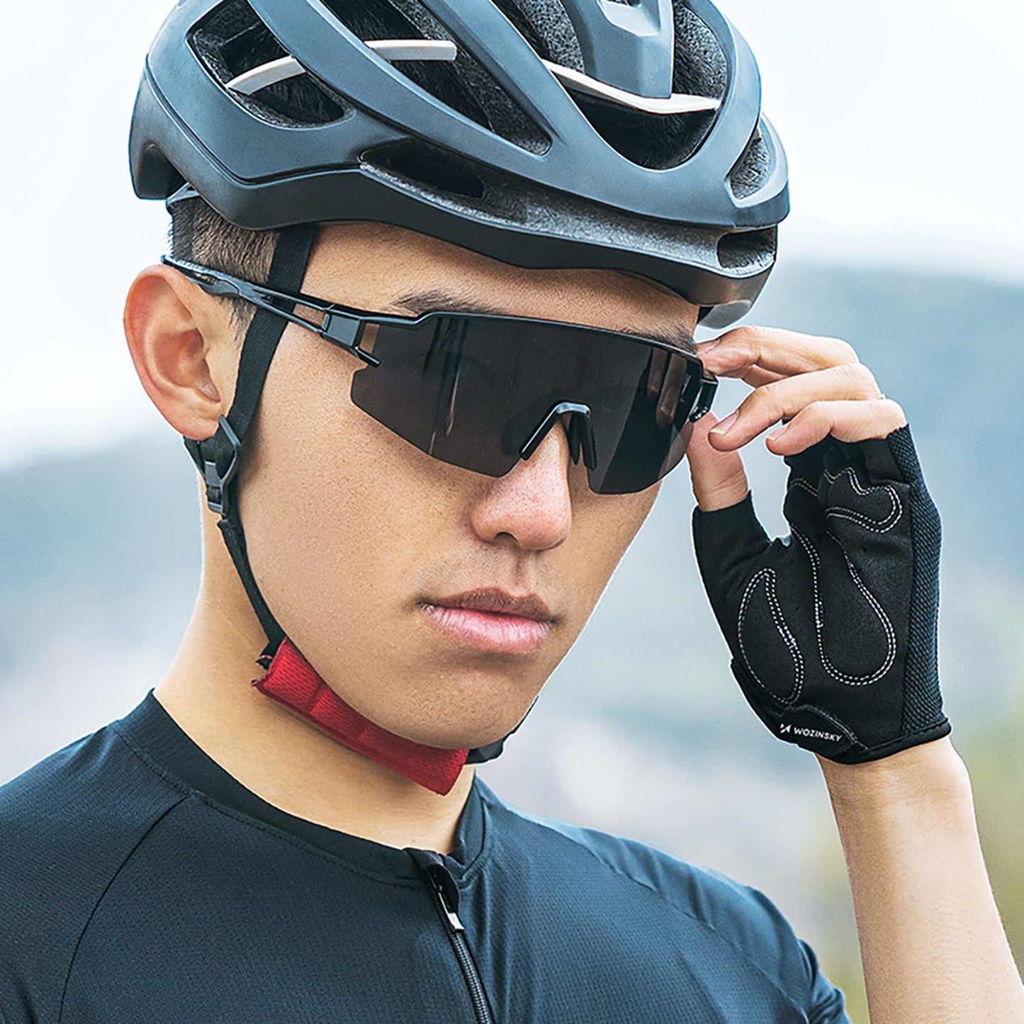Cycling clothing – Fingerless cycling gloves, size L - gray - Carlat