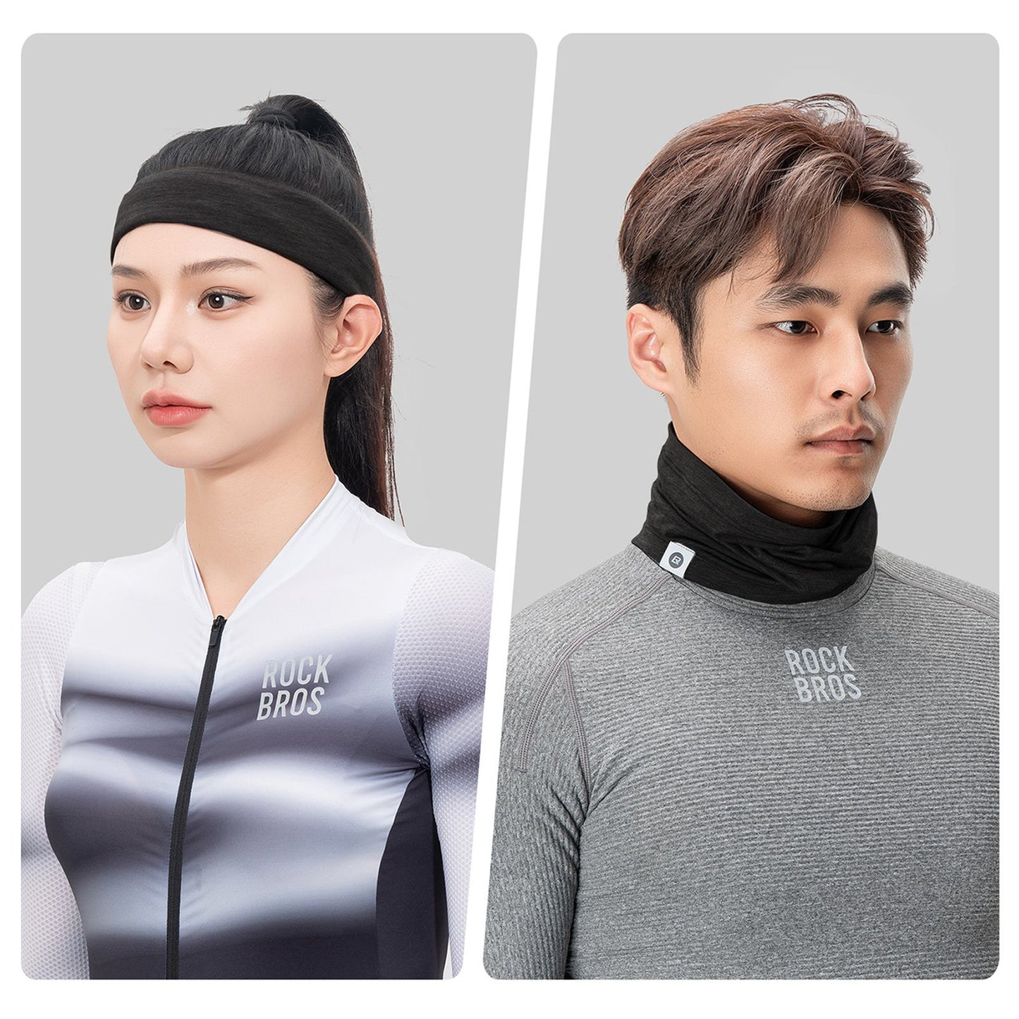 Cycling clothing – Thermal sports scarf made of wool and - Carlat