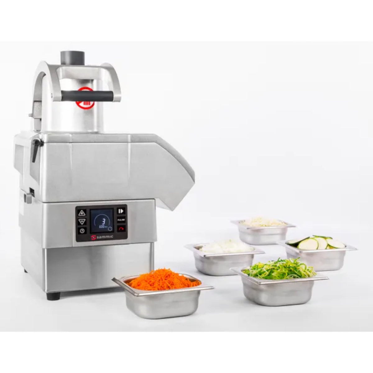 Deli Slicers – Electric vegetable slicer with graphic panel 5 - Carlat