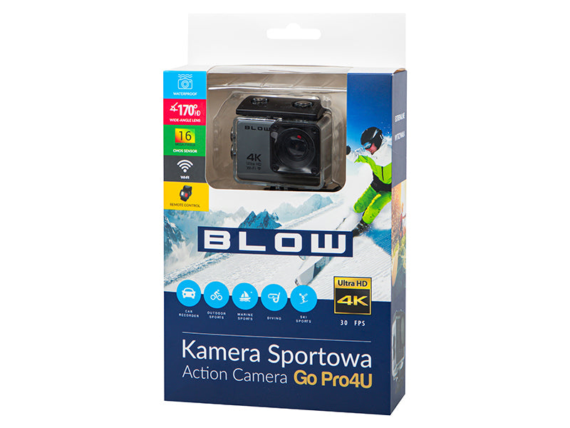 Digital and Action Cameras – 78-538# GoPro4u 4K Wi-Fi Action Camera - Carlat