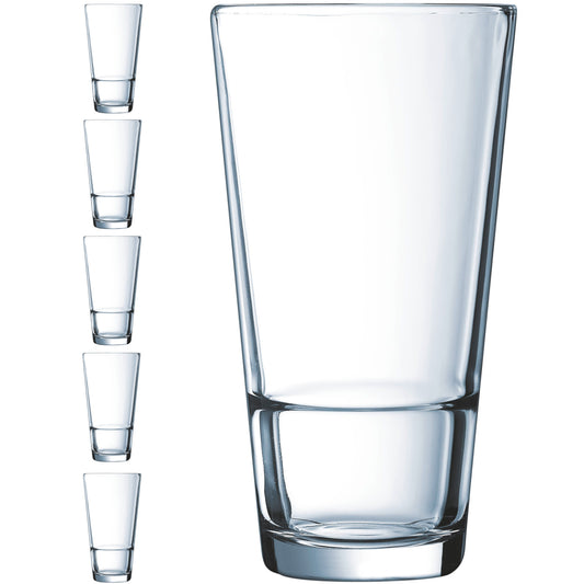 Drinkware – Arcoroc STACK UP tall glass 470 ml set - Carlat