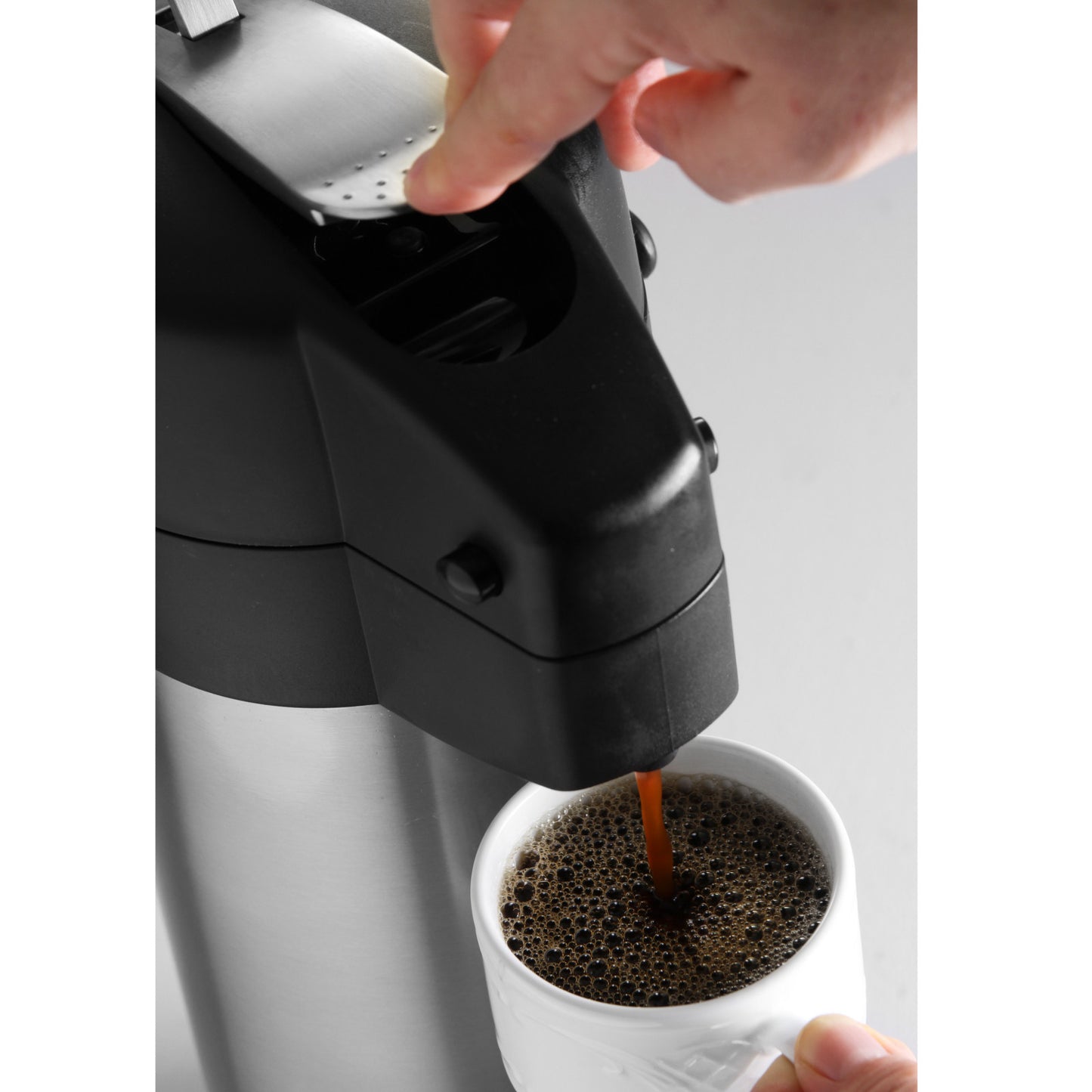 Drinkware – Steel catering thermos with a pump for hot - Carlat