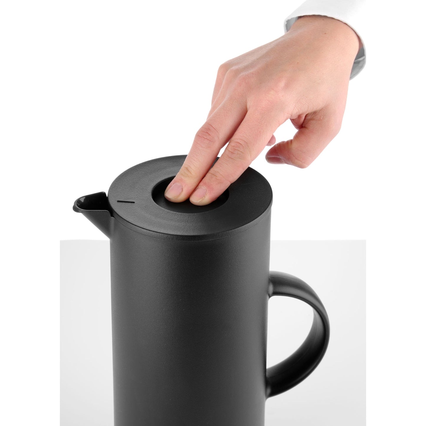 Drinkware – Vacuum thermos jug with button and glass insert - Carlat