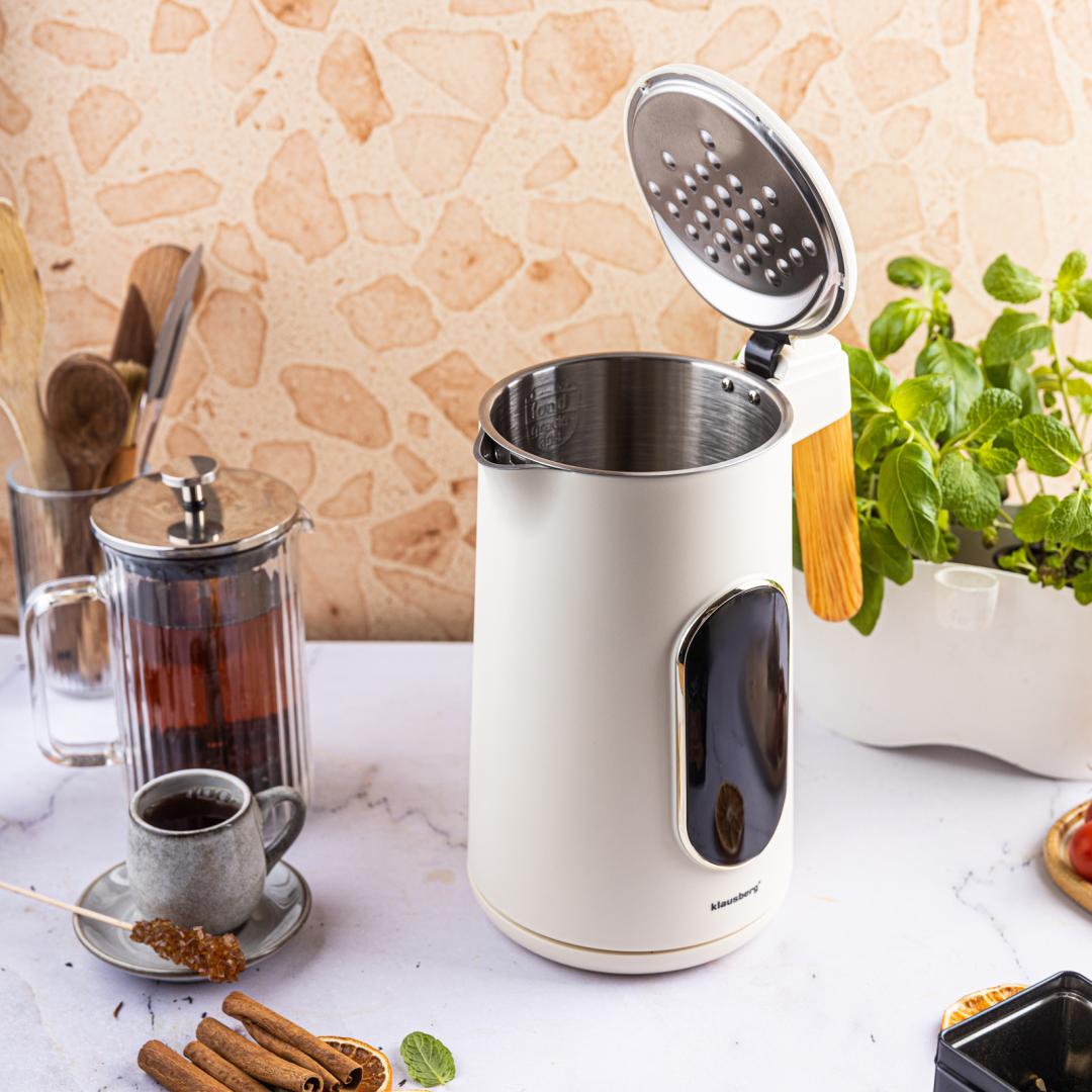 Klausberg Electric – Electric kettle, 1.7 L, LED touchscreen, temperature control, Klausberg – image 16