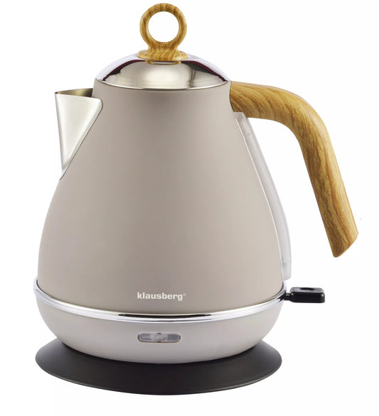 Electric kettles – 1.7-liter Beige Electric Kettle, Klausberg - Carlat