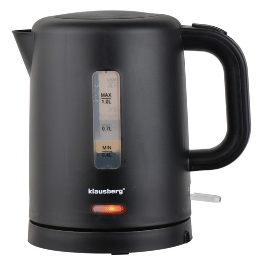 Klausberg Electric kettles – Electric Travel Kettle, Black, 1.0 L, Klausberg, KB-9046