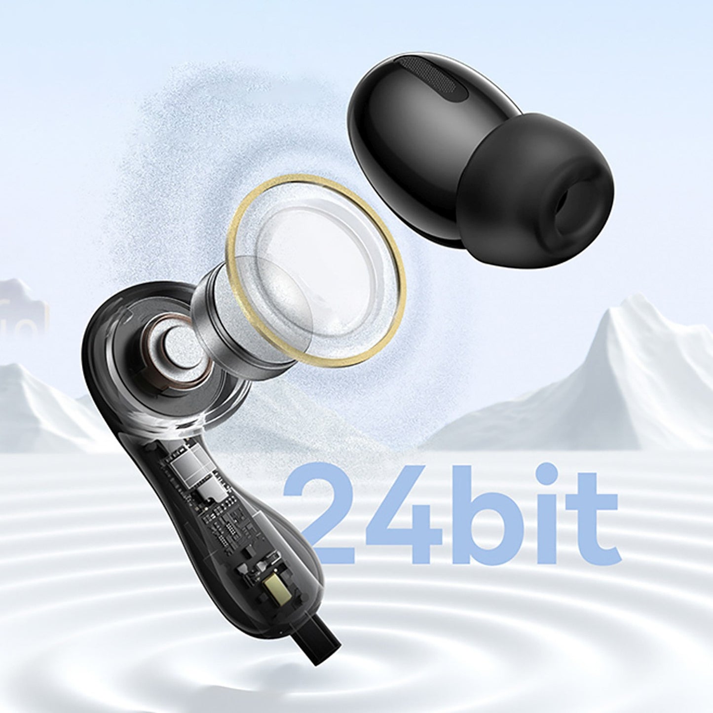 Encok CZ20 USB-C wired in-ear headphones - black - Carlat