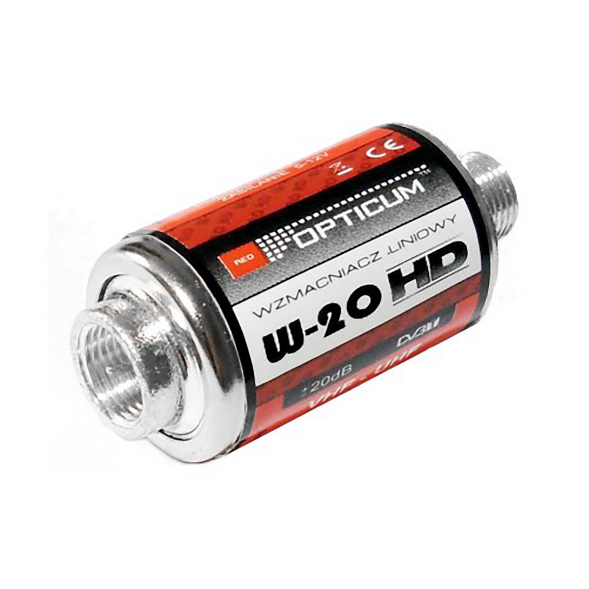 Filters, amplifiers, separators, crossovers – OPTICUM AX W-20 20dB 5V-12V Amplifier - Carlat