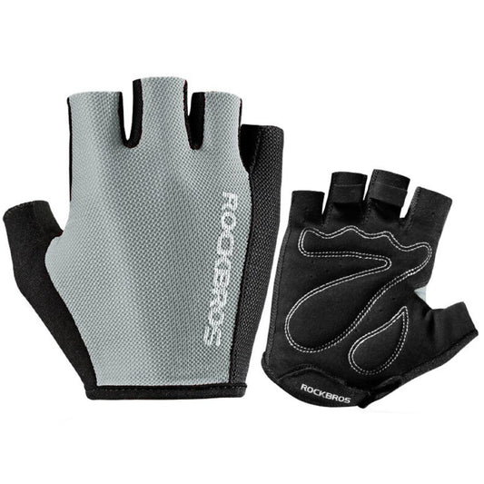 Fingerless cycling gloves, size XXL, gray - Carlat