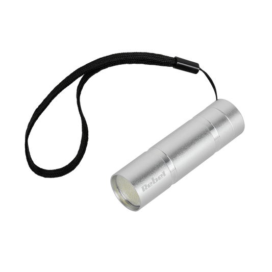 Flashlights, hand lamps, headlamps, tourist – 1 W (COB) aluminum flashlight - Carlat