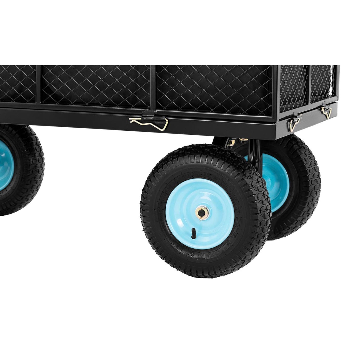 Foldable garden cart with a tarpaulin for transporting soil and fertilizer up to 550 kg - Carlat