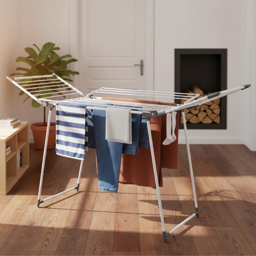 Folding clothes drying rack, up to 20 kg, Kinghoff KH-2041 - Carlat