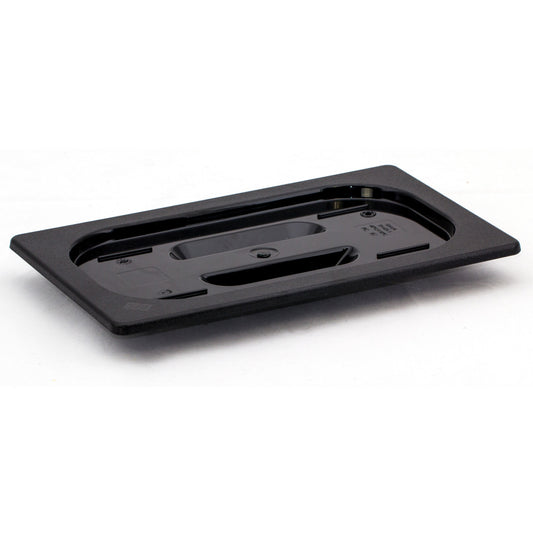 Food Storage Containers – Black polycarbonate GN lid GN 1/4 - Carlat