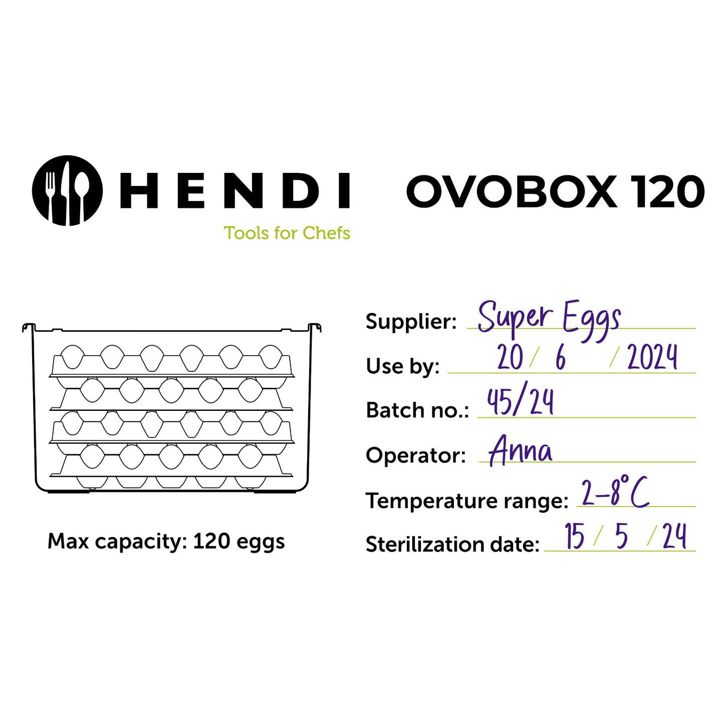 Food Storage Containers – Egg container 8 trays for 120 - Carlat