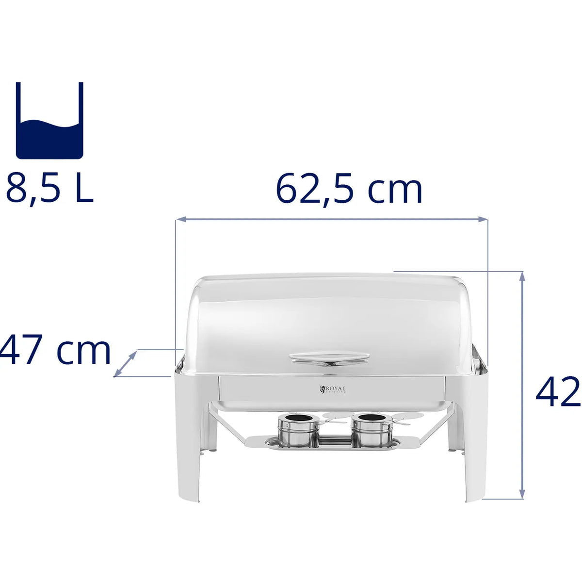 Food Warmers – Buffet bain-marie warmer for spread-based dishes GN - Carlat