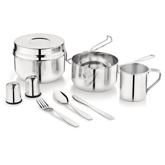 KINGHoff Food and – Travel Set, 9 pieces, stainless steel, Kinghoff, KH-2060
