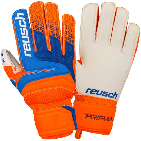 Football goalkeeper gloves Reusch Prisma SG Goalkeeper Gloves Finger Support 10 - Carlat