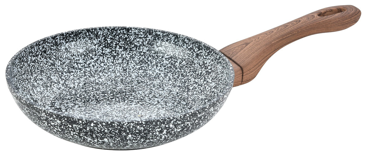 Frying – Kinghoff aluminum skillet, gray marble finish, 28 cm diameter - Carlat