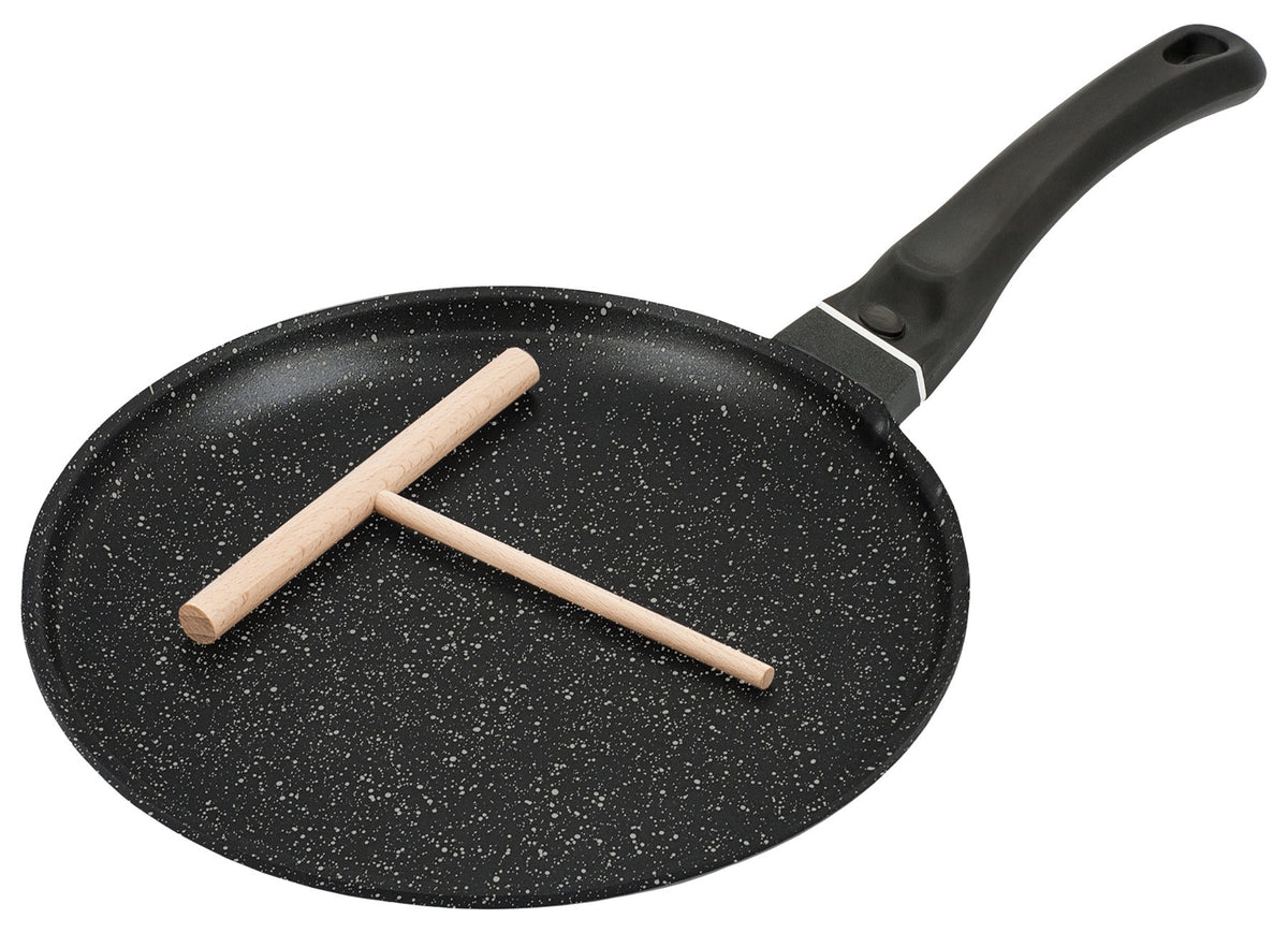 KINGHoff Frying pans – Pancake pan, aluminum, black marble finish, 26mkinghoff diameter