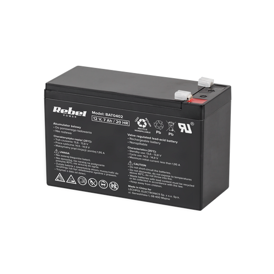 Gel batteries – Rebel 12V 7Ah Gel Battery - Carlat