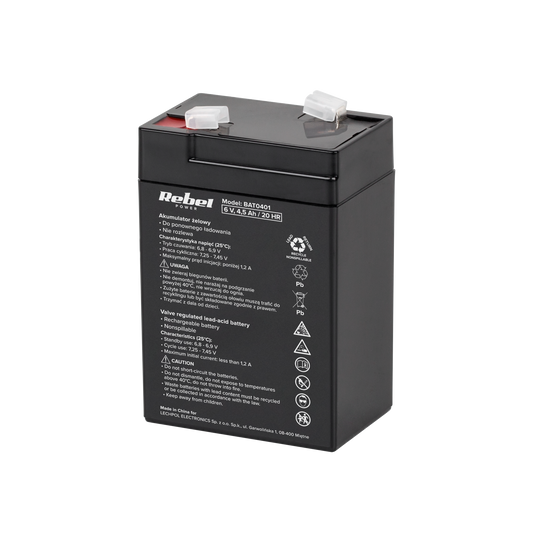 Gel batteries – Rebel 6V 4.5Ah Gel Battery - Carlat